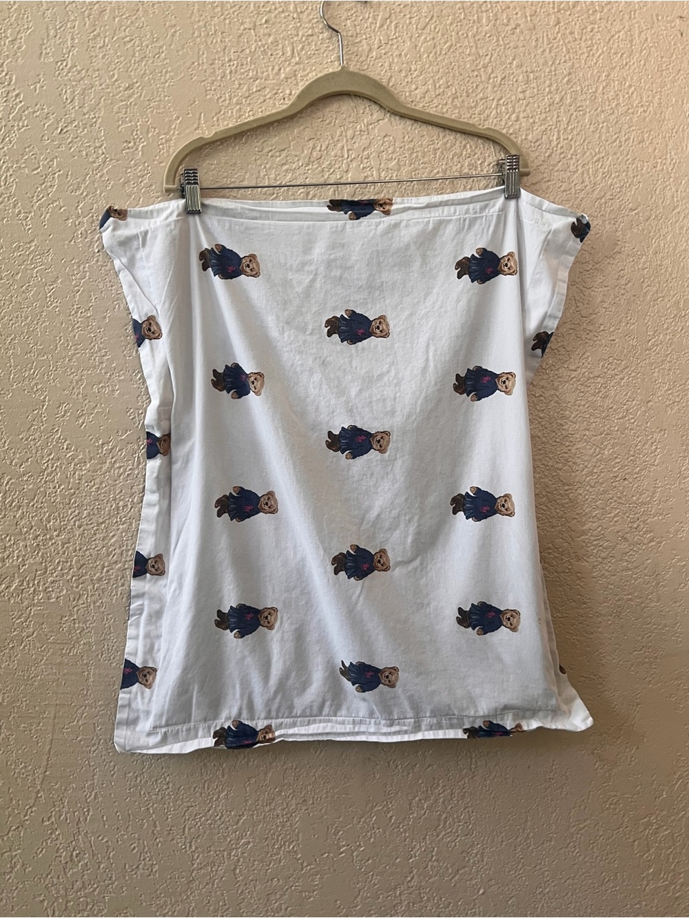 Polo Ralph Lauren Polo Girl Bear Standard Pillowcase Sham 22X25
USA Vtg Rare